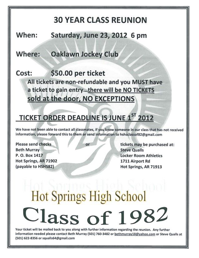 Reunion Info